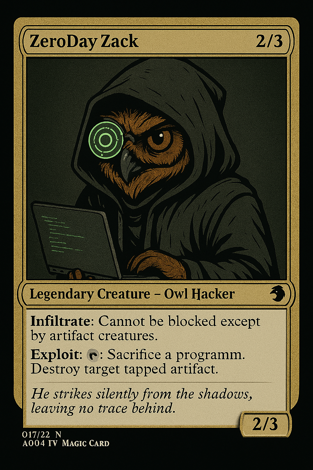 ZeroDay Zack Card